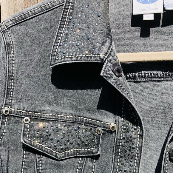 DG2 by Diane Gilman Jean Jacket size XS - Picture 4 of 13